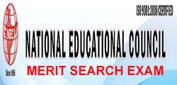 National Educational Council - 20th Merit Search Examination 2017