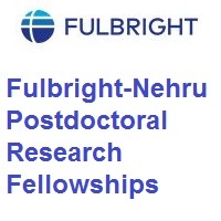 Fulbright-Nehru Postdoctoral Research Fellowships 2025-2026